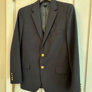 Lands' End Navy Blazer with Gold Buttons
